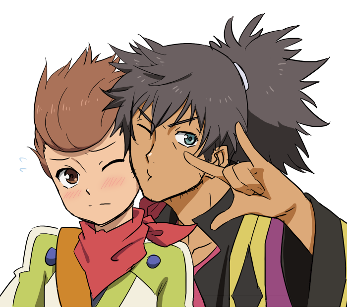 raven and karol capel (tales of and 1 more) drawn by hanosuke