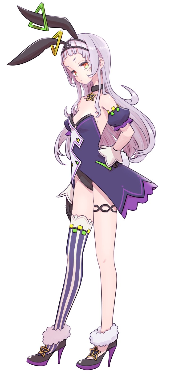 usada pekora and murasaki shion (hololive) drawn by yoshida_on