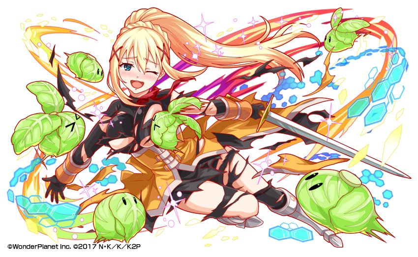 darkness and cabbage (kono subarashii sekai ni shukufuku wo! and 1 more)
