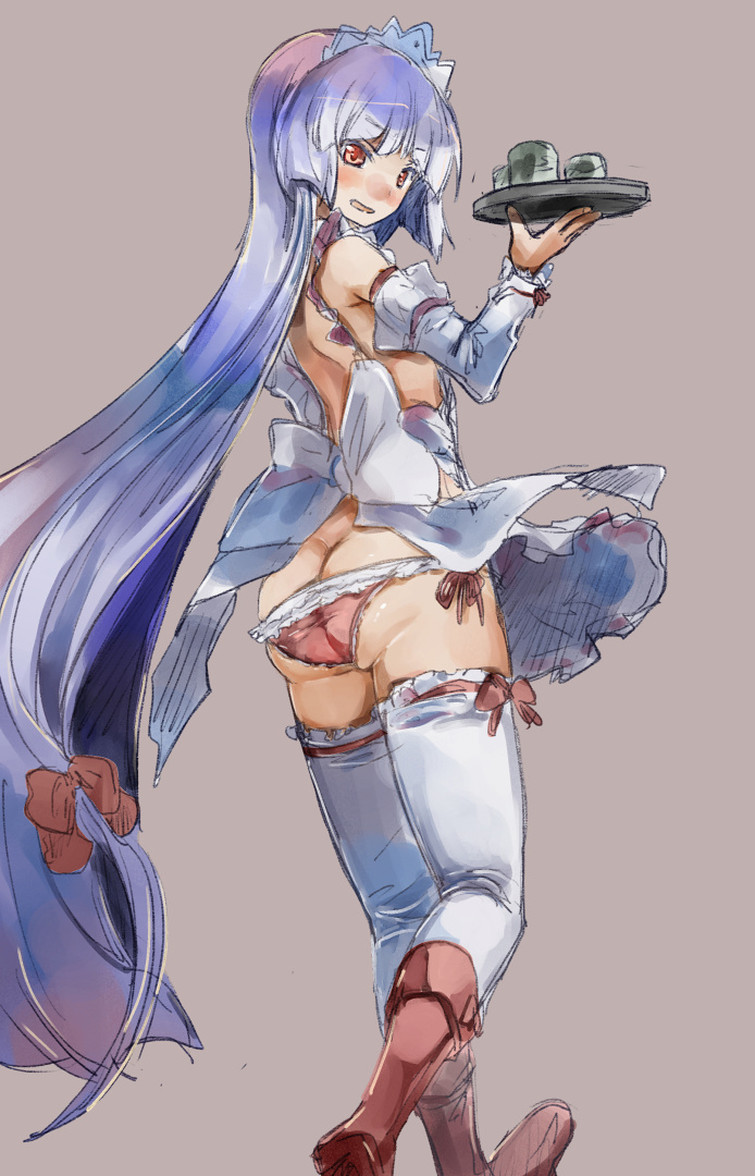 fujiwara no mokou (touhou) drawn by yohane
