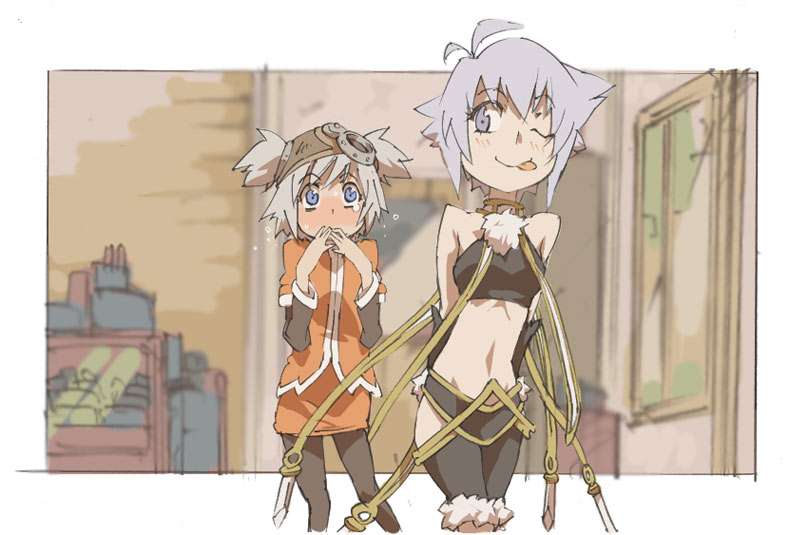 pratty and sugarette (summon night and 1 more) drawn by blackalpha