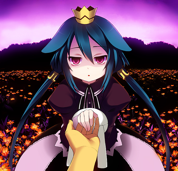 princess and momomeno (7th dragon) drawn by kyoku_tou