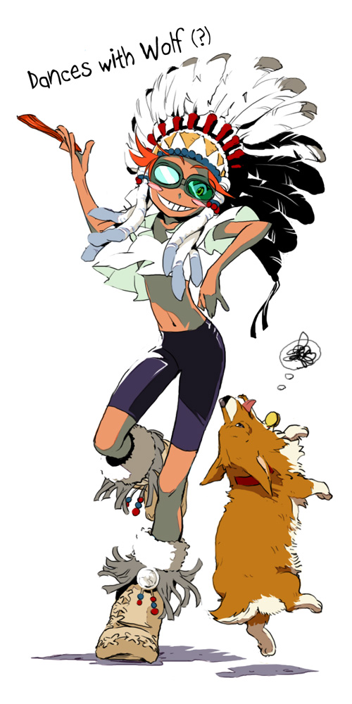 edward wong hau pepelu tivrusky iv and ein (cowboy bebop) drawn by a's