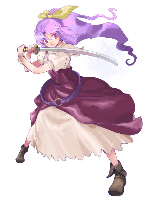watatsuki no yorihime (touhou) drawn by nanami_sano