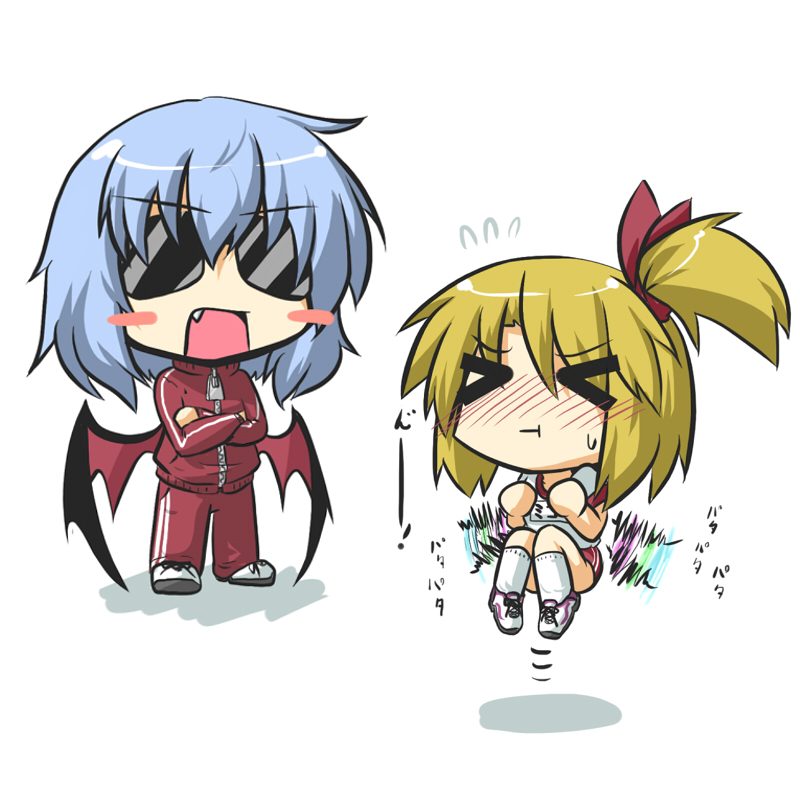 remilia scarlet and mikoto freesia scarlet (original and 1 more) drawn by goma_(gomasamune)