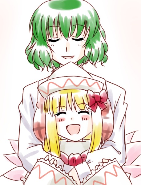 kazami yuuka and lily white (touhou) drawn by supon