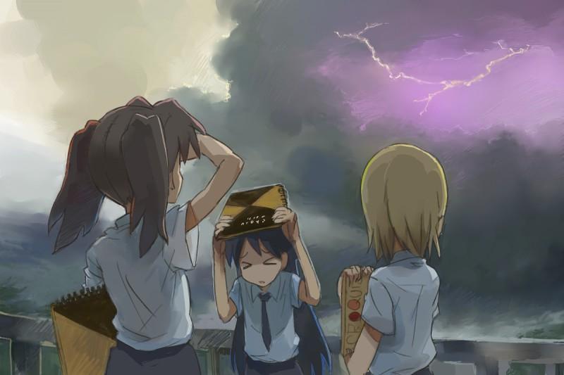 kajiwara sora, asou natsumi, and torikai hazuki (sketchbook full colors) drawn by asasow