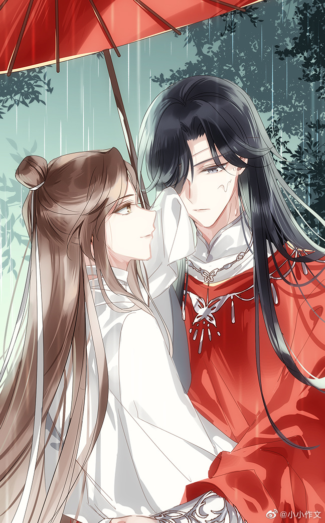 xie lian and hua cheng (tianguan cifu) drawn by xiao_xiao_zuowen