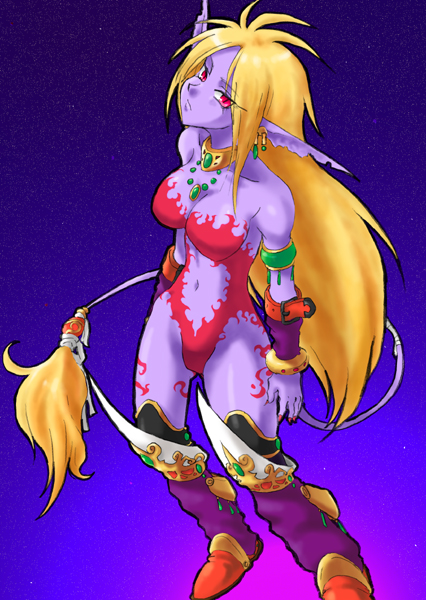katt (breath of fire and 1 more) drawn by tare_(hiden_no_tare)