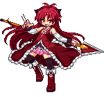 sakura kyoko (mahou shoujo madoka magica) drawn by niino