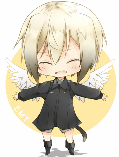 erica hartmann (world witches series and 1 more) drawn by amai_nekuta