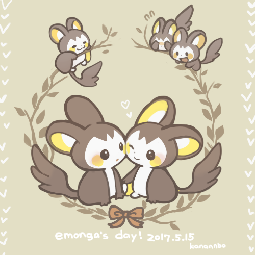 emolga (pokemon) drawn by konanbo