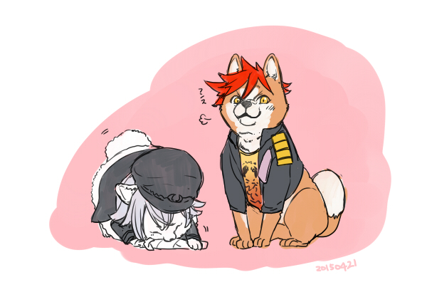 hotarumaru and aizen kunitoshi (touken ranbu) drawn by sumeragi_kohaku