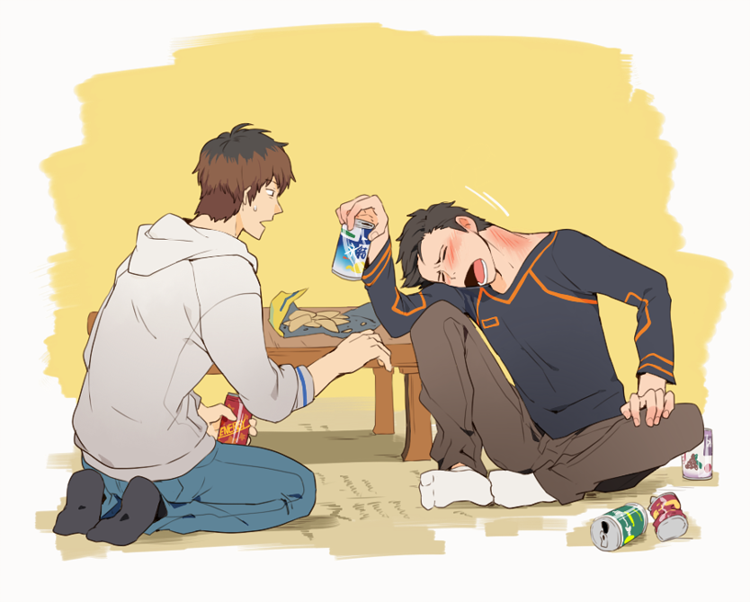 takajo kyoji and kimura ryu (idolmaster and 1 more) drawn by t_k_g