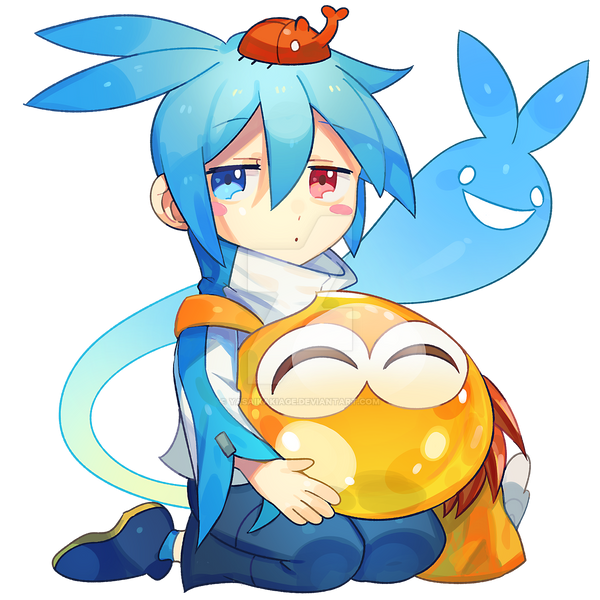 puyo and sig (puyopuyo and 1 more) drawn by yasaikakiage