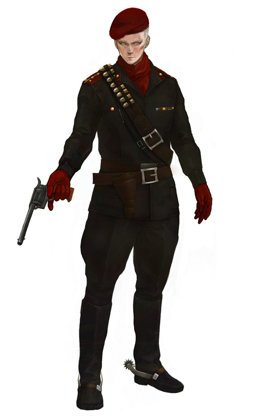 revolver ocelot (metal gear and 1 more) drawn by mugikoma