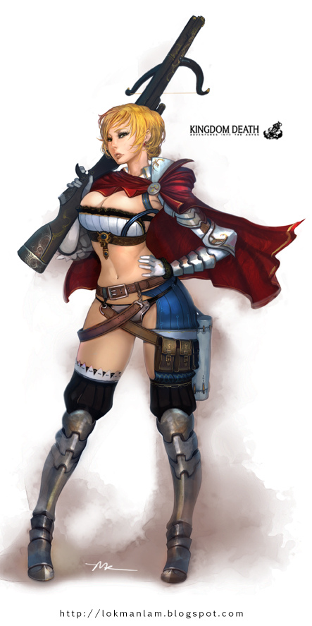great game hunter (kingdom death) drawn by lokman_lam