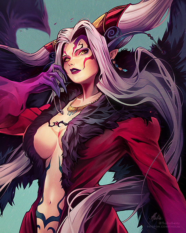 ultimecia (final fantasy and 1 more) drawn by tholia_bentz
