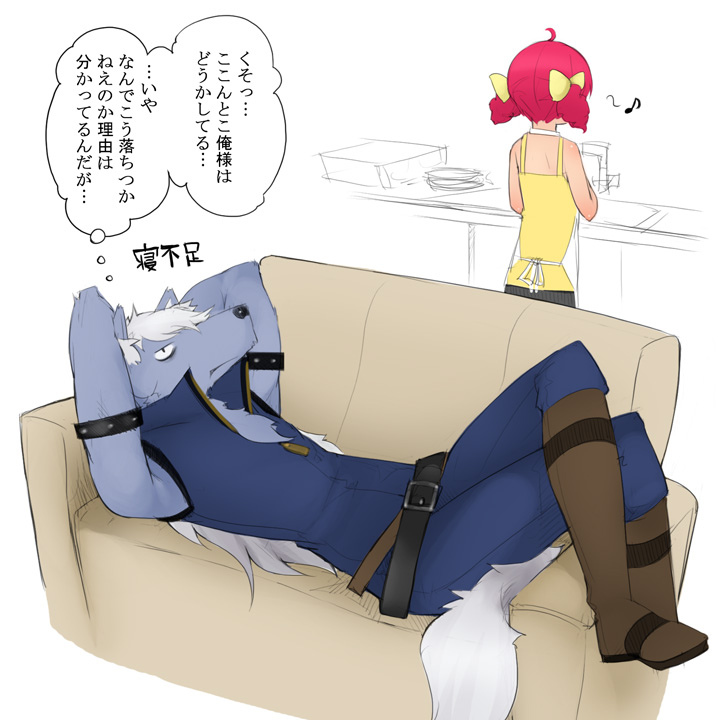 hoshizora miyuki and wolfrun (precure and 1 more) drawn by abubu
