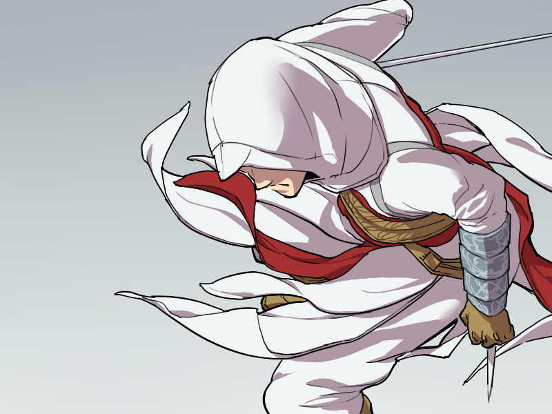 altair ibn la-ahad (assassin's creed) drawn by hinoe_(dd_works)