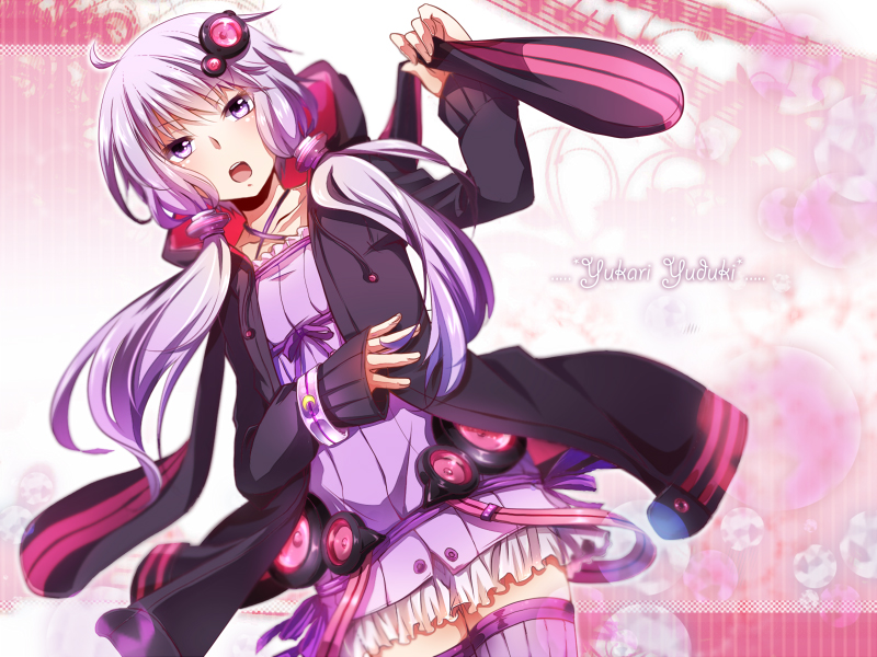 yuzuki yukari (vocaloid and 2 more) drawn by tsujiori