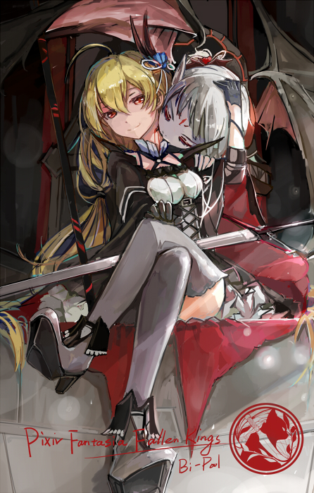 pixiv fantasia and 1 more drawn by spark_(sandro)
