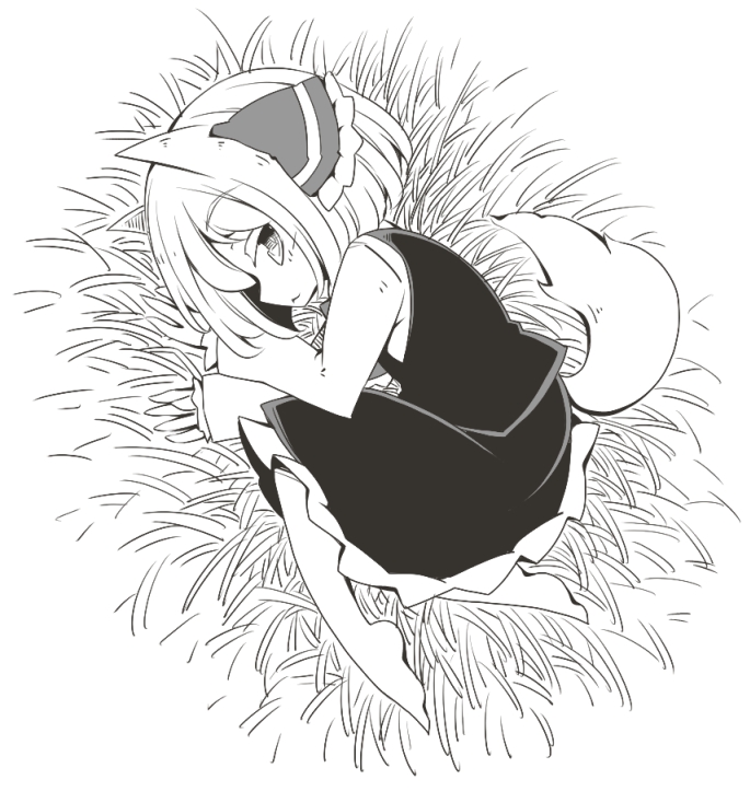 rumia (touhou and 1 more) drawn by jagabutter