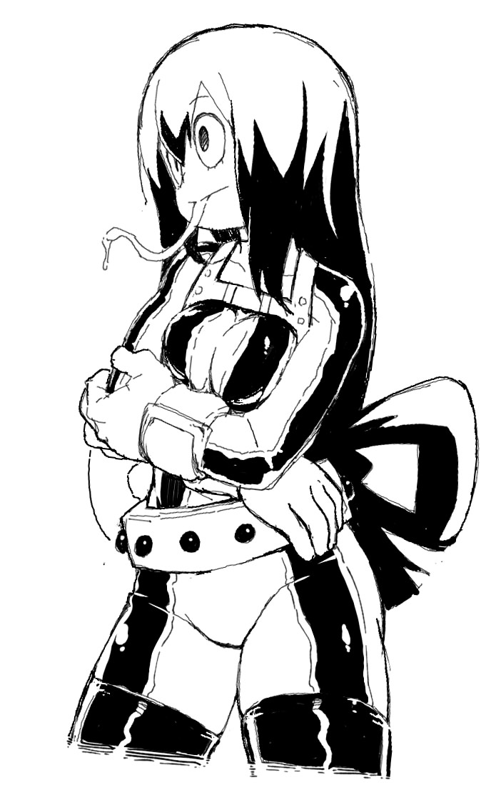 asui tsuyu (boku no hero academia) drawn by om_(nk2007)