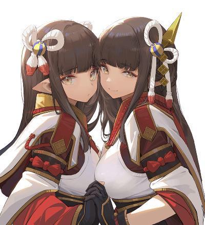 hinoa and minoto (monster hunter and 1 more) drawn by nekojira and shikabashi