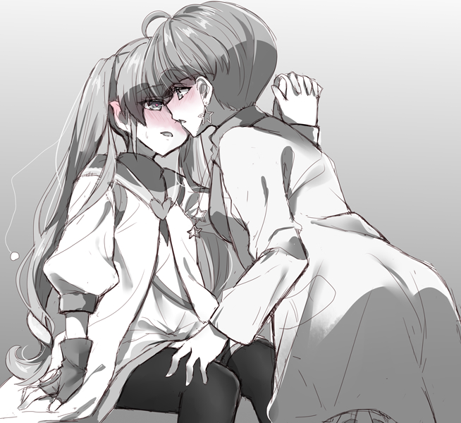 hagoromo lala and hoshina hikaru (precure and 1 more) drawn by eru