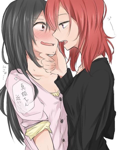 nishikino maki and yazawa nico (love live! and 1 more) drawn by itsuki_(scandal2550)