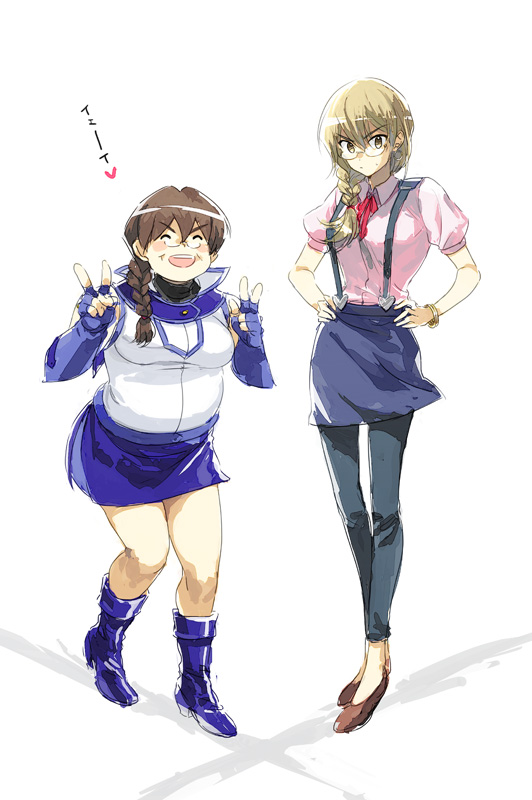 tenjouin asuka and tome-san (yu-gi-oh! and 1 more) drawn by moribuden
