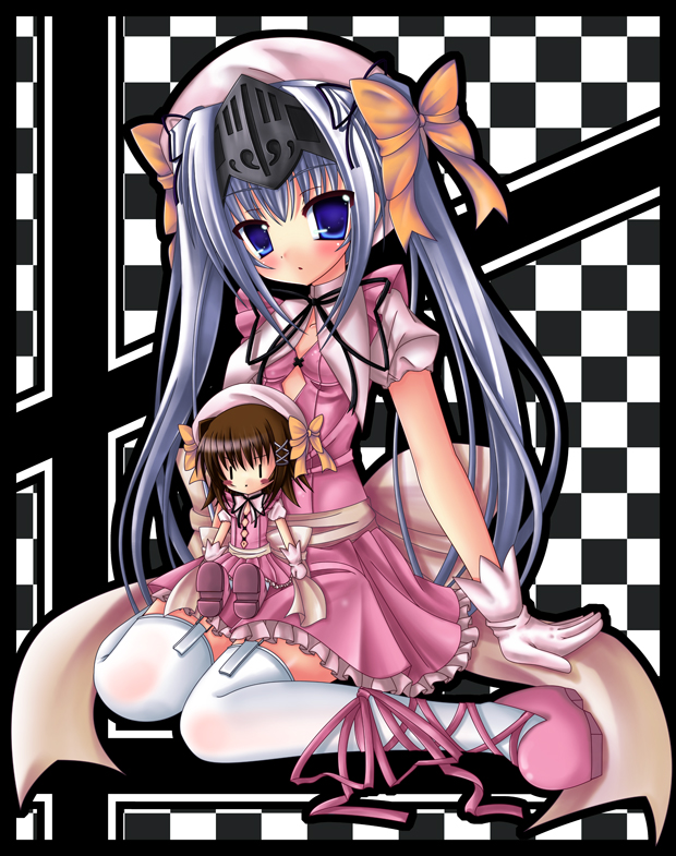 eucliwood hellscythe and haruna (kore wa zombie desu ka?) drawn by reiji_0_g