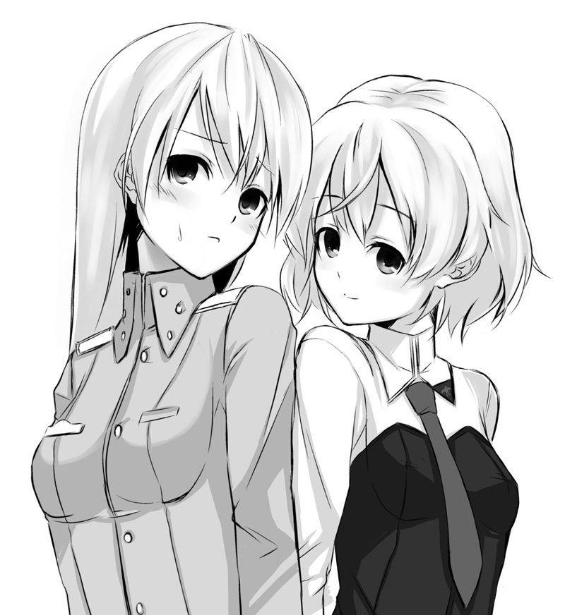 sanya v. litvyak and eila ilmatar juutilainen (world witches series and 1 more) drawn by takenaka_hideo