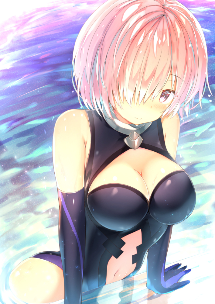 mash kyrielight (fate and 1 more) drawn by sune_(mugendai)