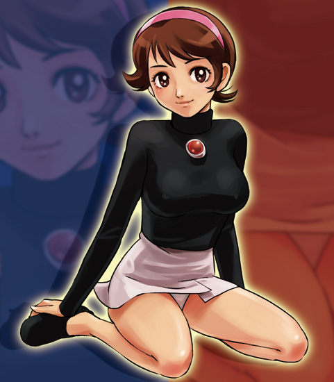 komyoji mitsuko (kikaider and 1 more) drawn by haruyama_kazunori