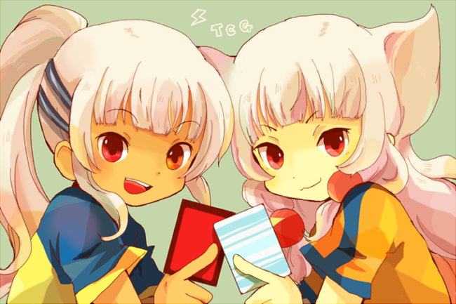 sugoi atari and fuai ruu (inazuma eleven go and 3 more) drawn by sawacon
