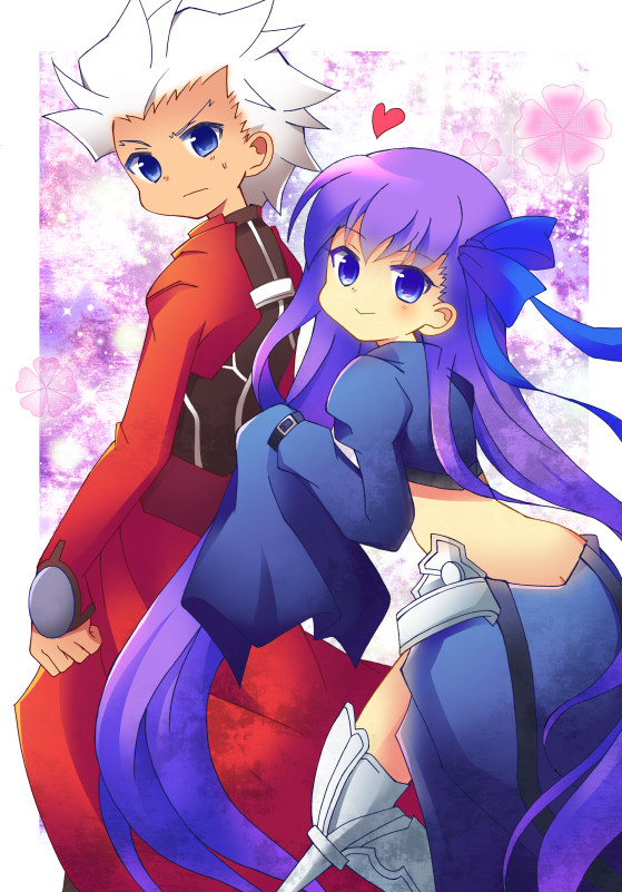 archer and meltryllis (fate and 2 more) drawn by mishin