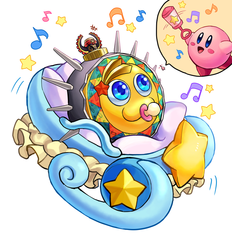 kirby, star dream, and star dream soul os (kirby and 1 more) drawn by janis_(hainegom)