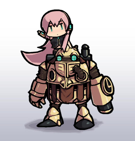 megurine luka and robo (vocaloid and 1 more) drawn by blueberry_(5959)