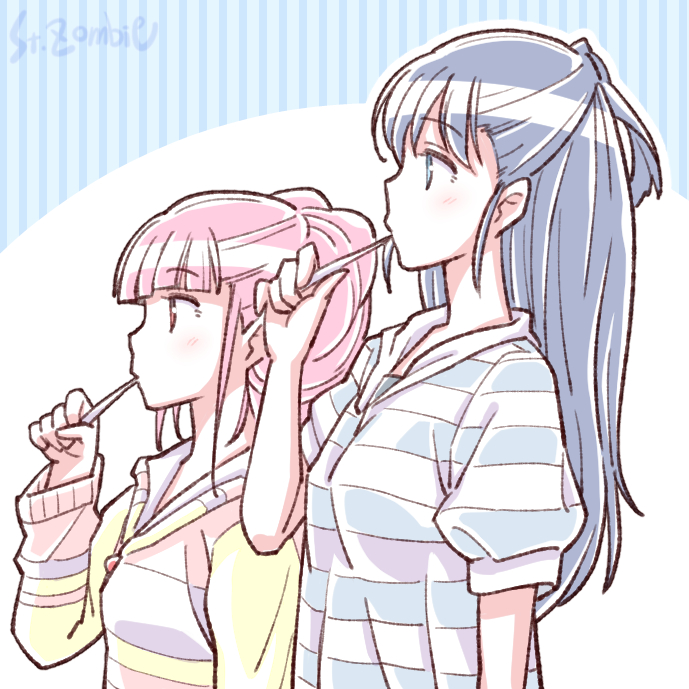 tamaki iroha and nanami yachiyo (mahou shoujo madoka magica and 1 more) drawn by studiozombie