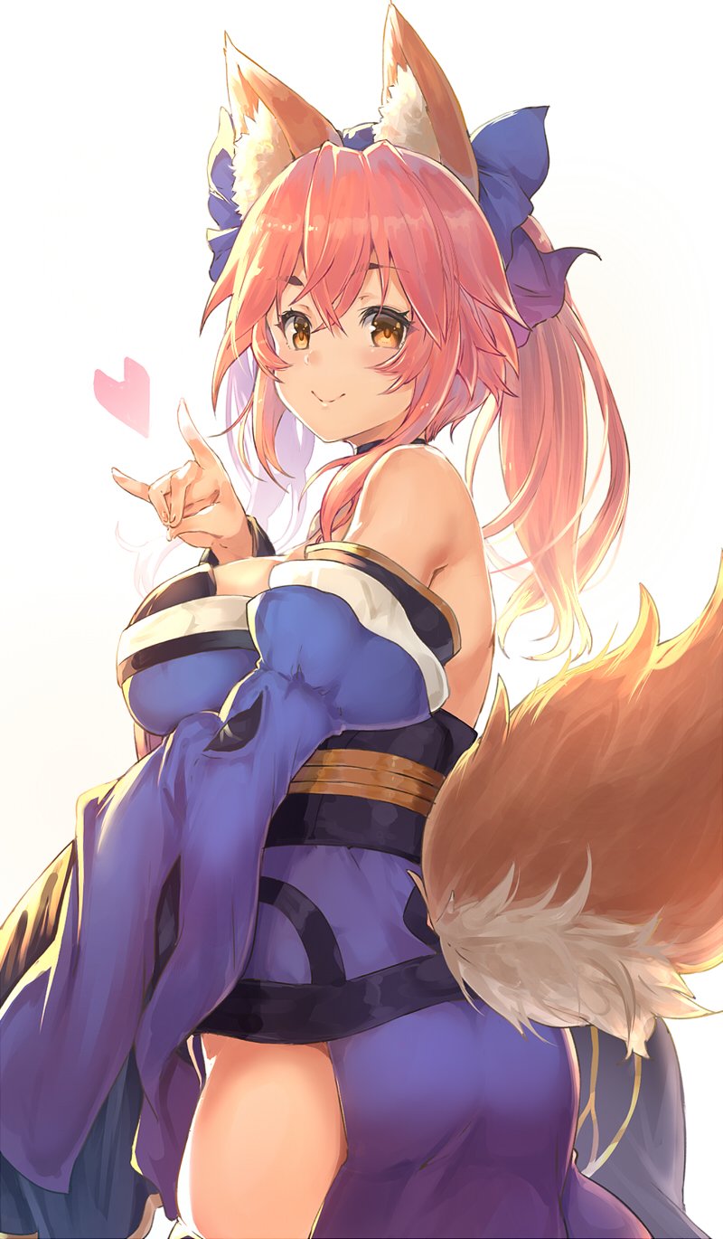 tamamo and tamamo no mae (fate and 1 more) drawn by sumisu_(mondo)