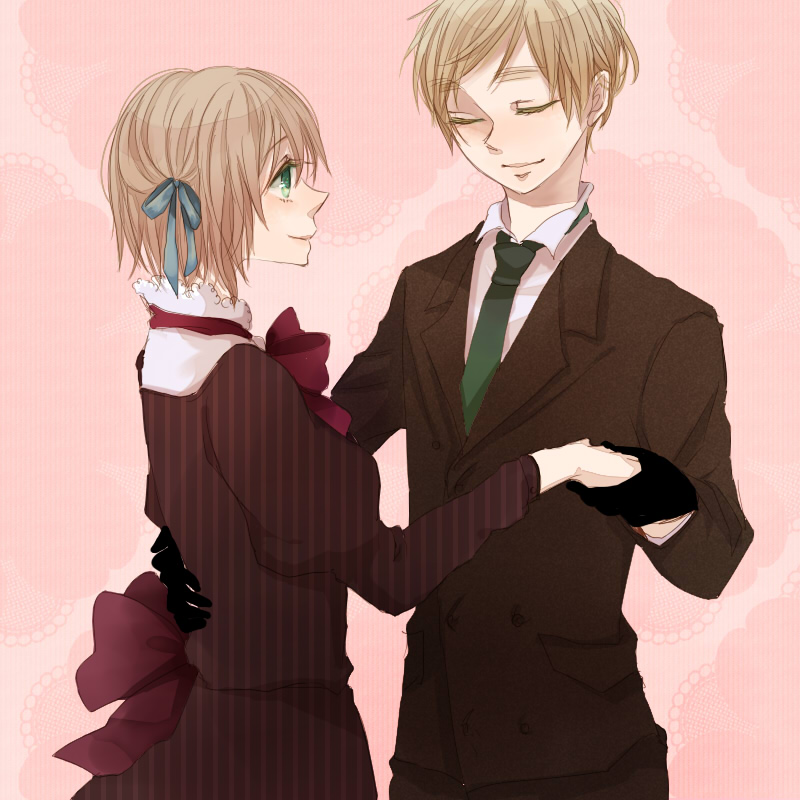 united kingdom and liechtenstein (axis powers hetalia) drawn by hachi_(aimu)