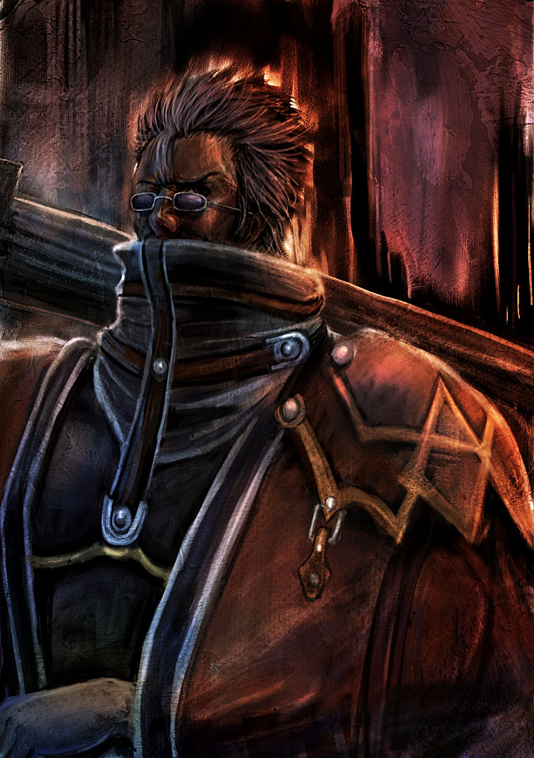 auron (final fantasy and 1 more) drawn by bccp