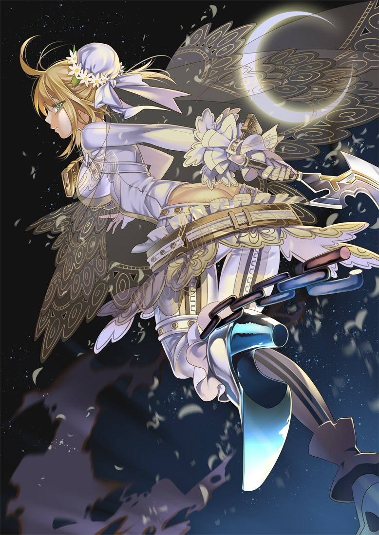 nero claudius (fate and 2 more) drawn by hoshii_hisa