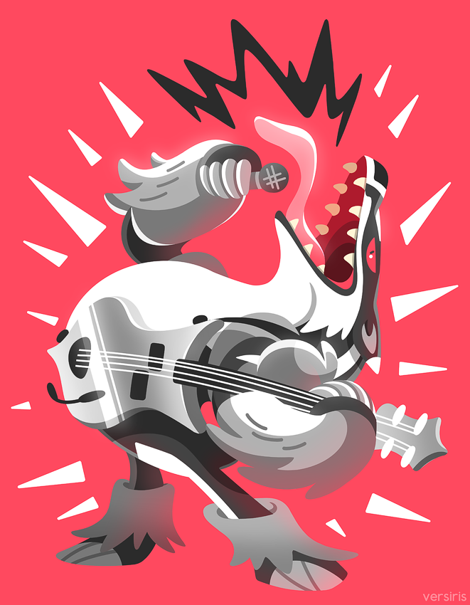 obstagoon (pokemon) drawn by versiris