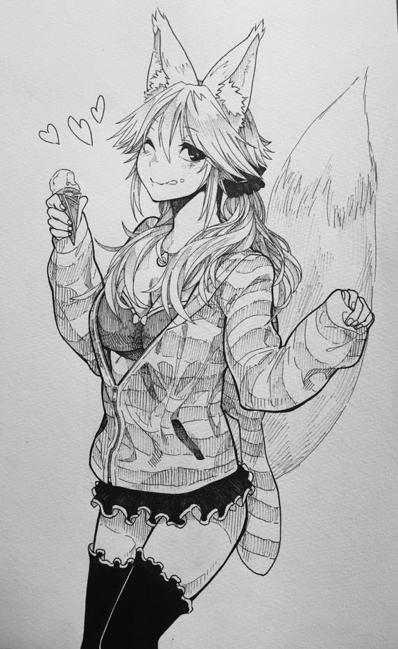 tamamo and tamamo no mae (fate and 3 more) drawn by ozma_(yozakura)
