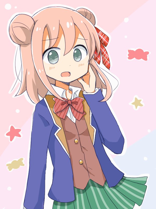 nemoto hina and matsuzaka satou (watashi ga motenai no wa dou kangaetemo omaera ga warui! and 1 more) drawn by nmemoton