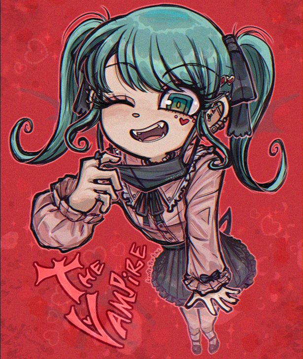 hatsune miku (vocaloid and 1 more) drawn by linterteatime