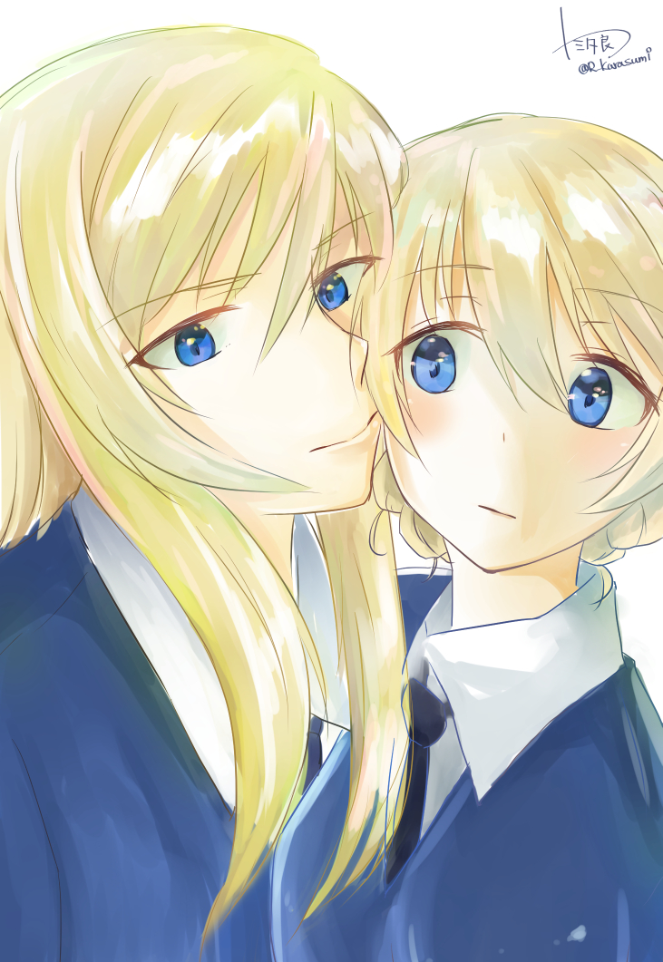darjeeling and earl grey (girls und panzer) drawn by tomita_ryou